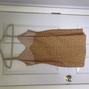 70s inspired 90s mini sun dress